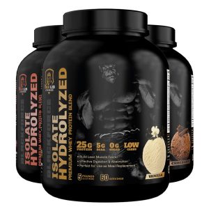 2 x BlackForce Whey Protein Isolate Hydrolyzed, Fast Absorbing Premium  Grade Protein to Support Lean Muscle growth - Fuels Post Performance  Replenishment 5LBS