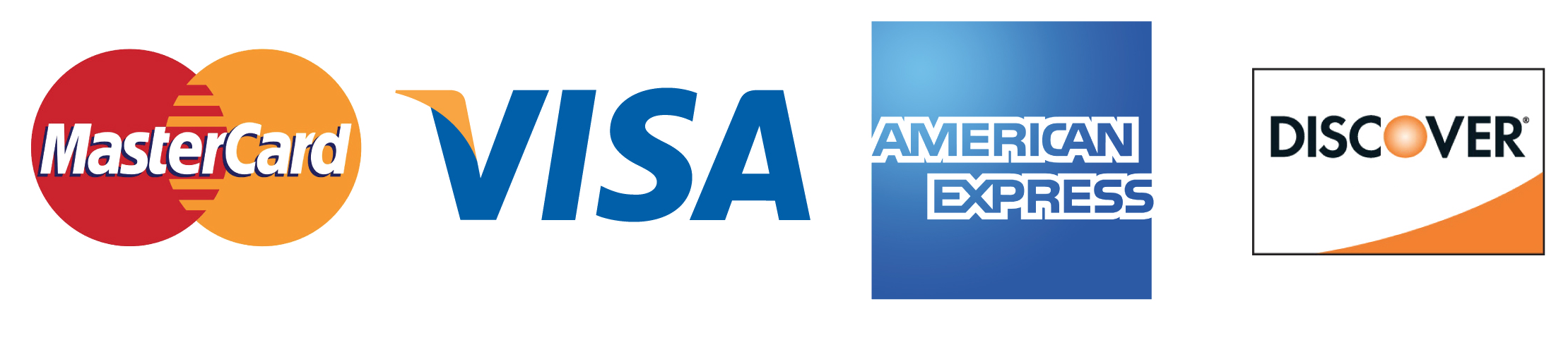 PayPal Visa Mastercard Amex